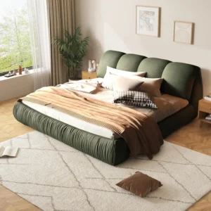 King Size Luxury Upholstered Cloud Bed