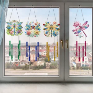 Dragonfly Flower Wind Chimes DIY